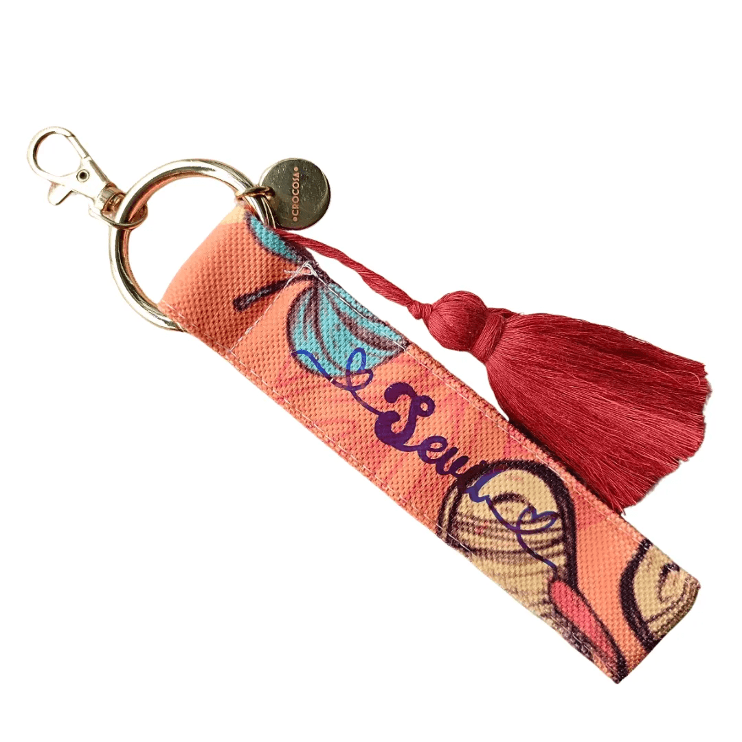 Crocosa Fabric Keychain (Customizable) - Ginger