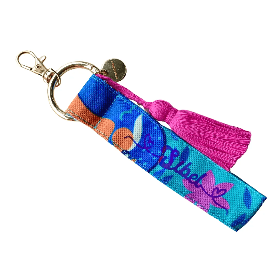 Crocosa Fabric Keychain (Customizable) - Ocean