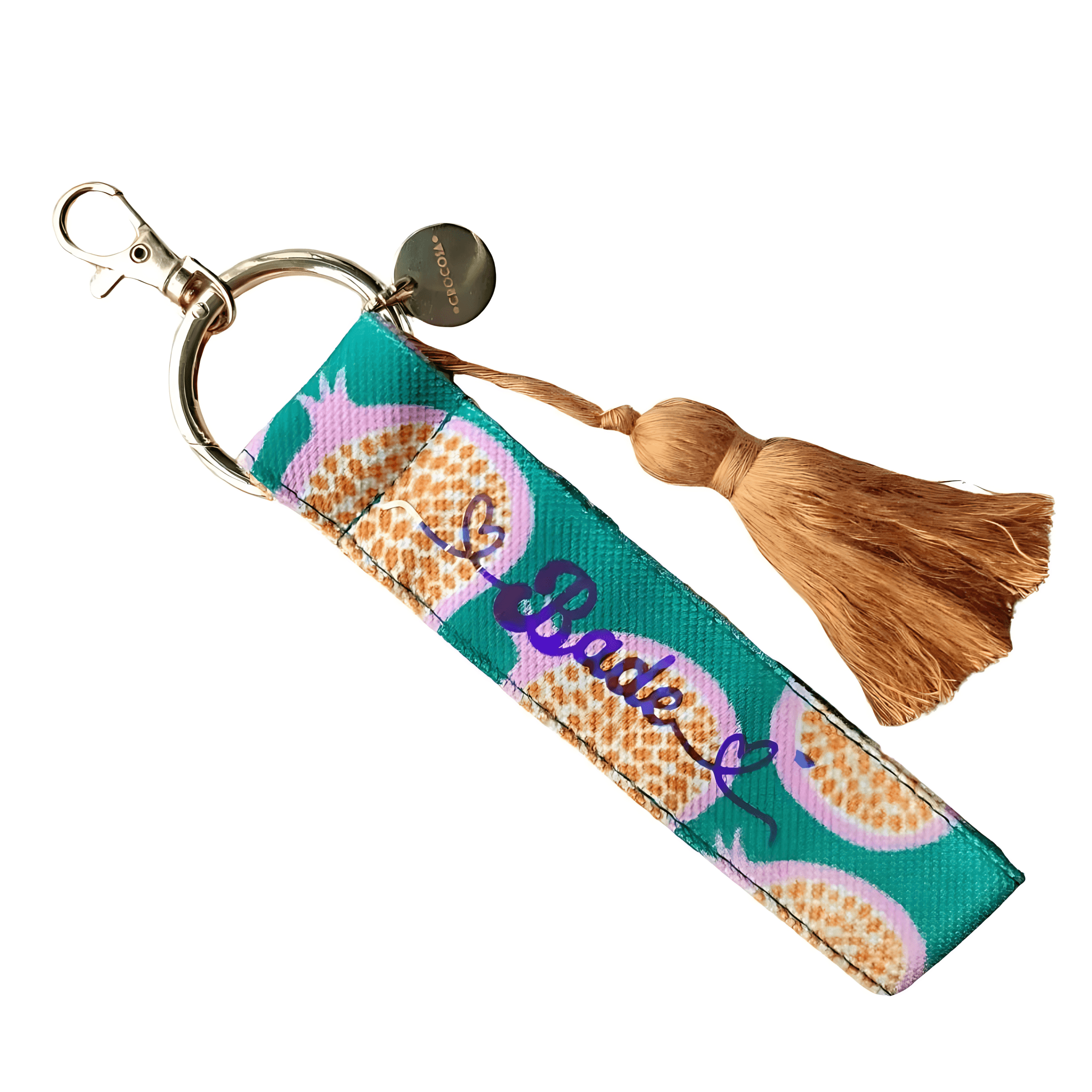 Crocosa Fabric Keychain (Customizable) - Moss