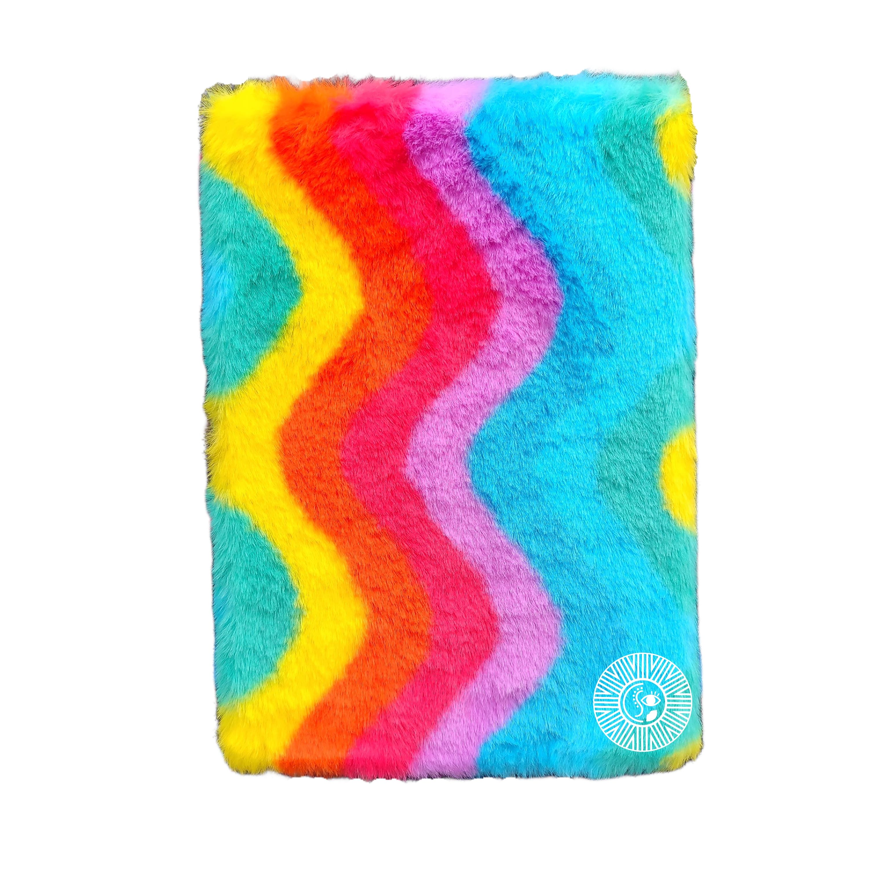 Plush Rainbow A5 Striped Notebook