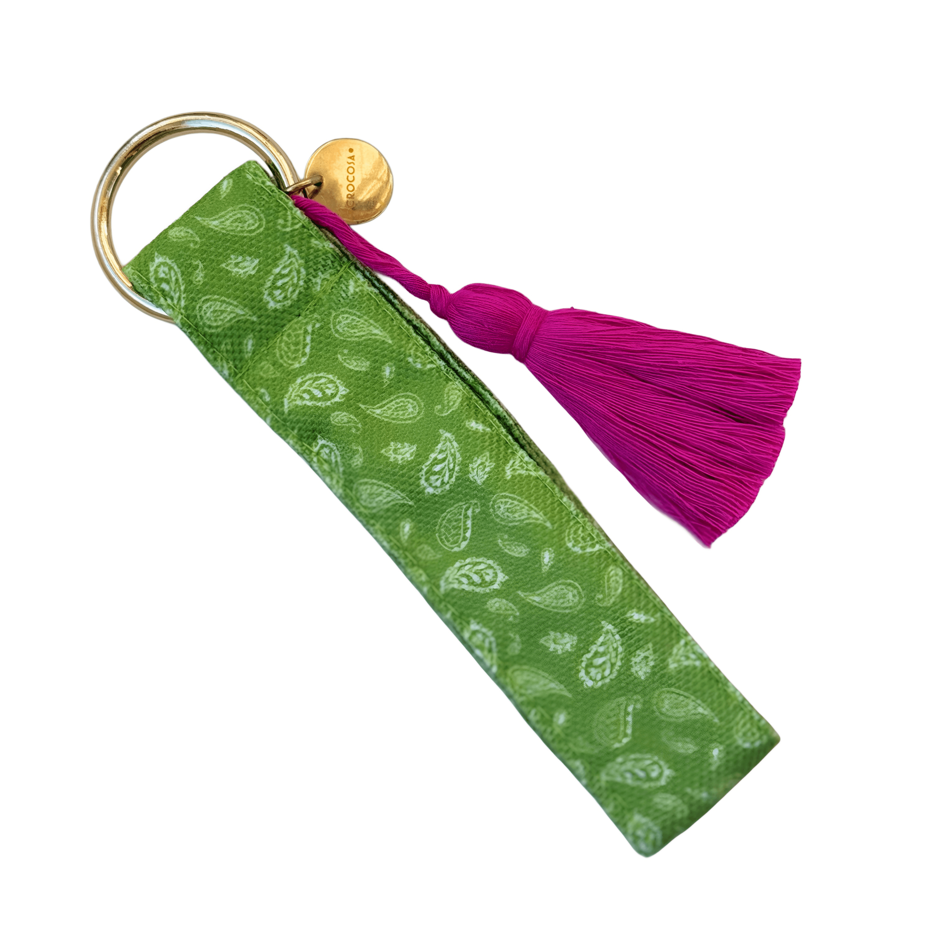 Crocosa Fabric Keychain (Customizable) - Greenline