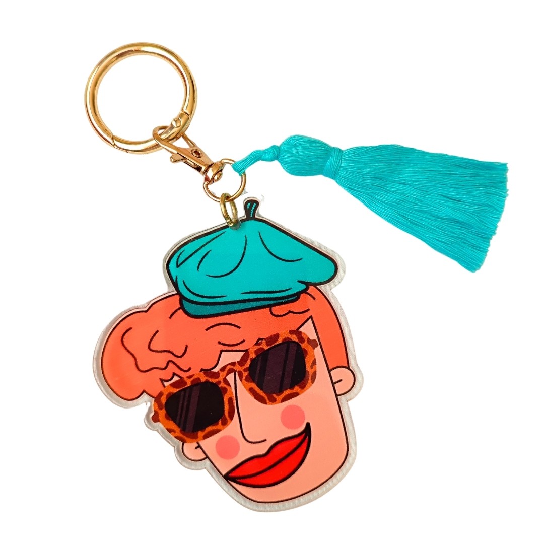 Texastus Acrylic Keychain