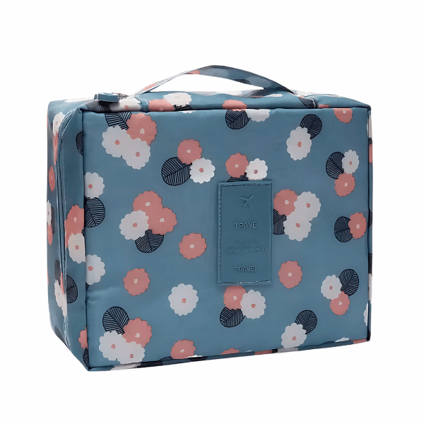 Travel Makeup Organizer - Çiçekli
