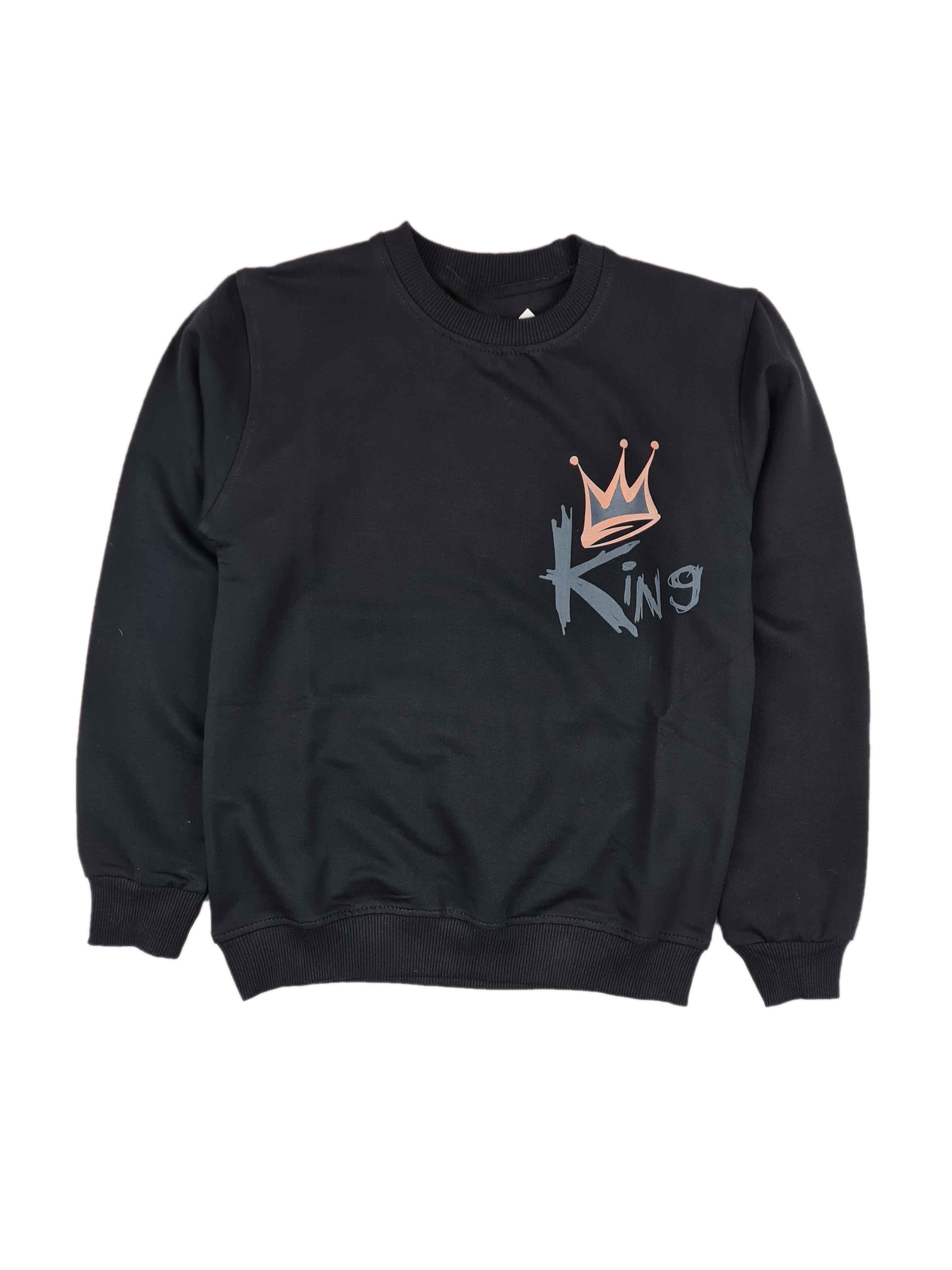 Erkek Çocuk Mevsimlik Sweatshirt 8-11 Yaş King