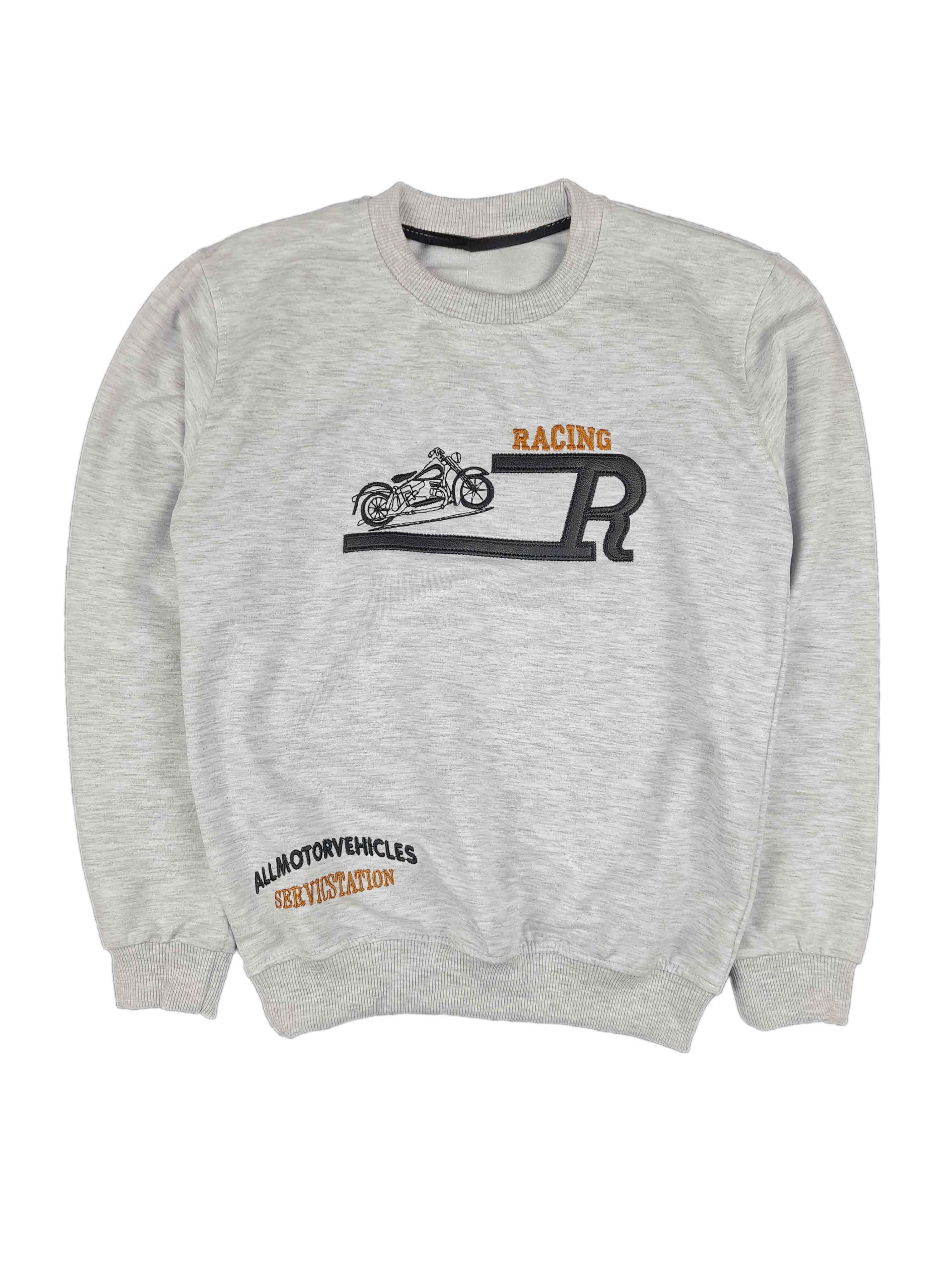 Erkek Çocuk Mevsimlik Sweatshirt 8-11 Yaş Motorbisiklet