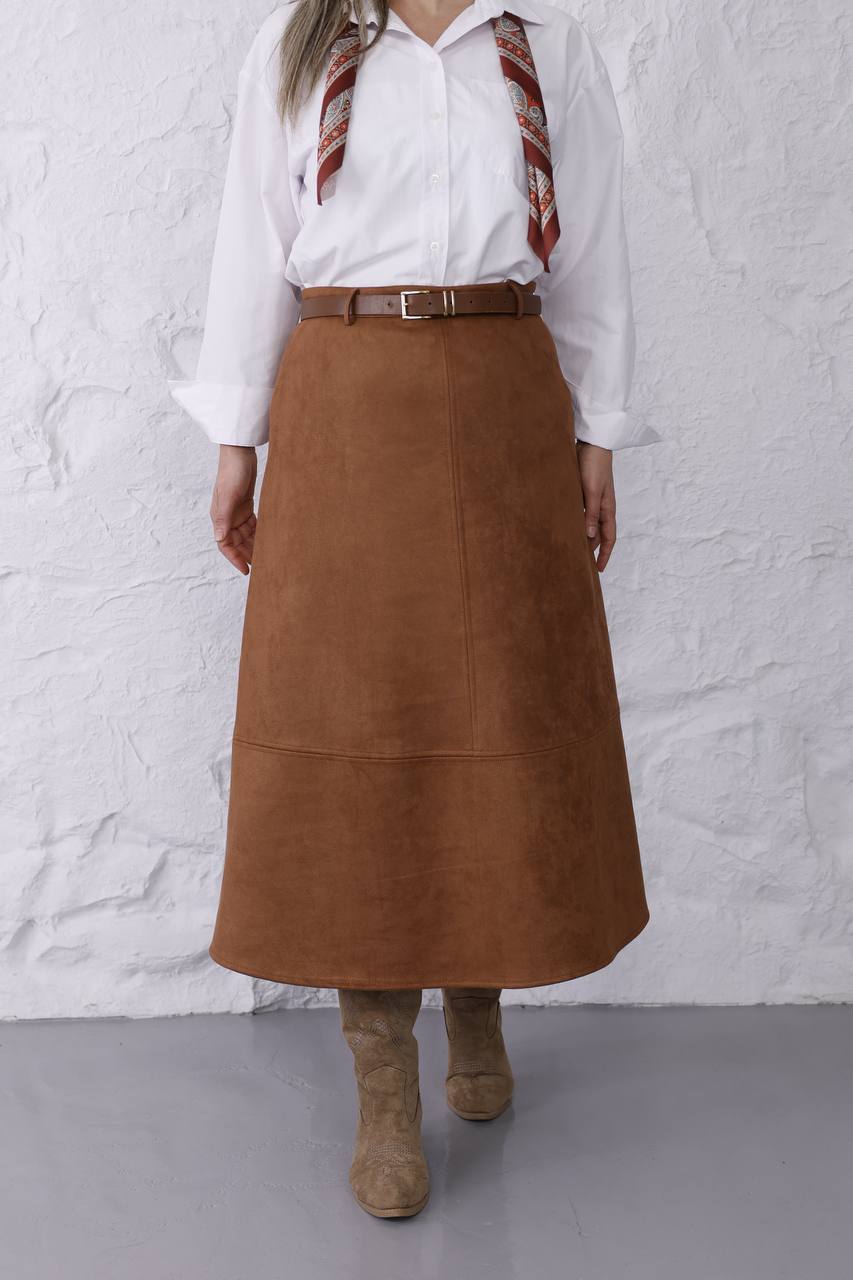 Hakiki Suet Midi Boy Etek