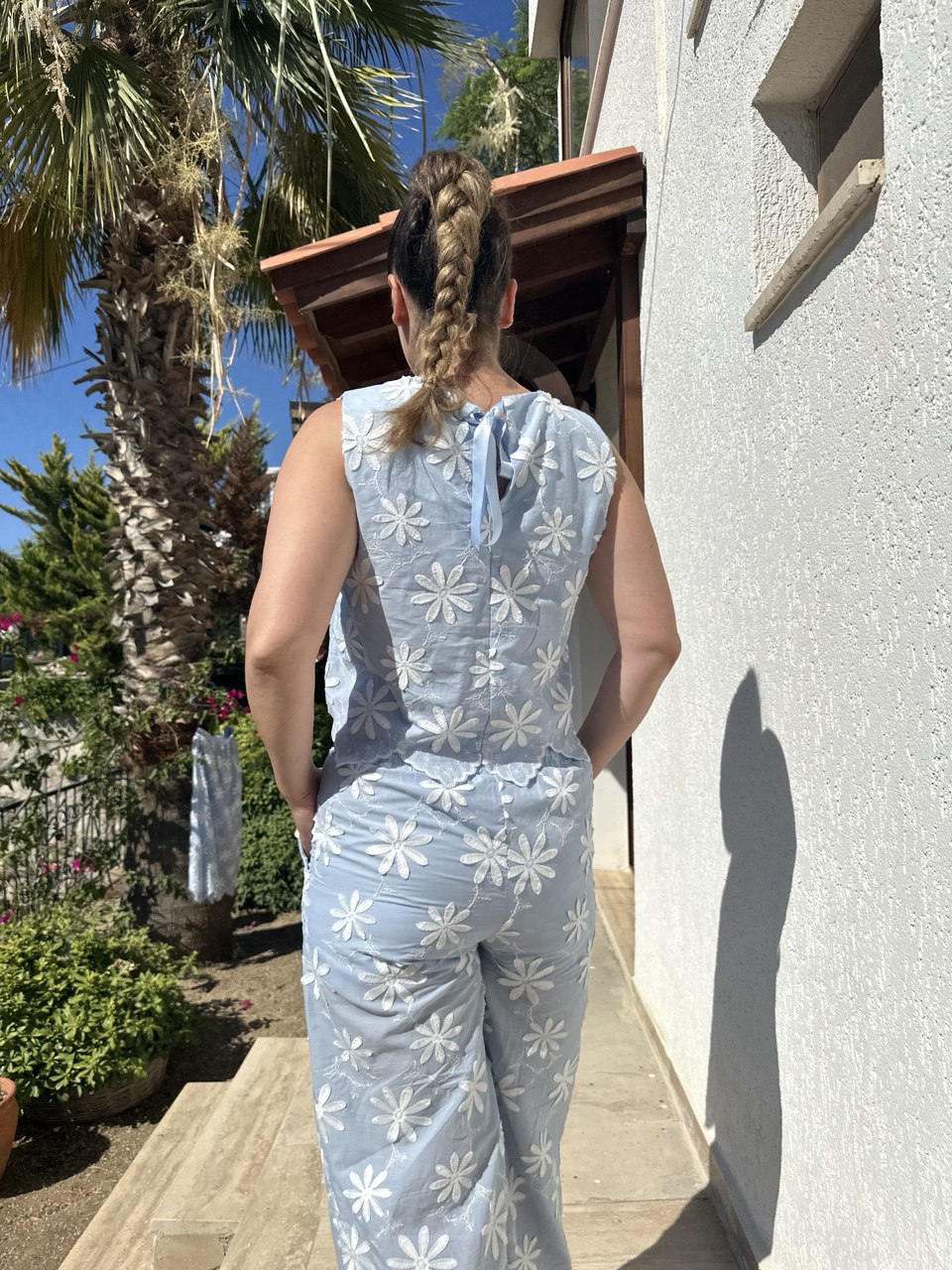 Z.R Muadil Nakışlı Pamuklu Bluz