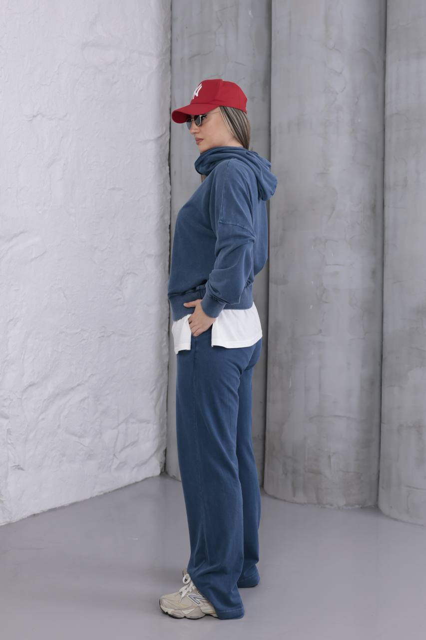 Yıkamalı 2 iplik Eşofman Takım 