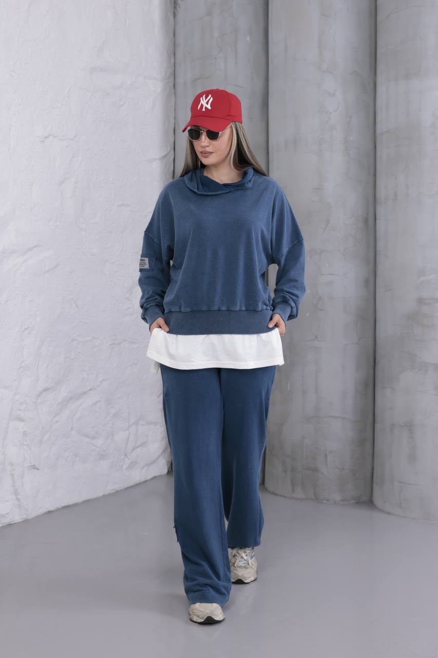 Yıkamalı 2 iplik Eşofman Takım 