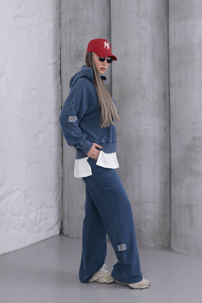 Yıkamalı 2 iplik Eşofman Takım 