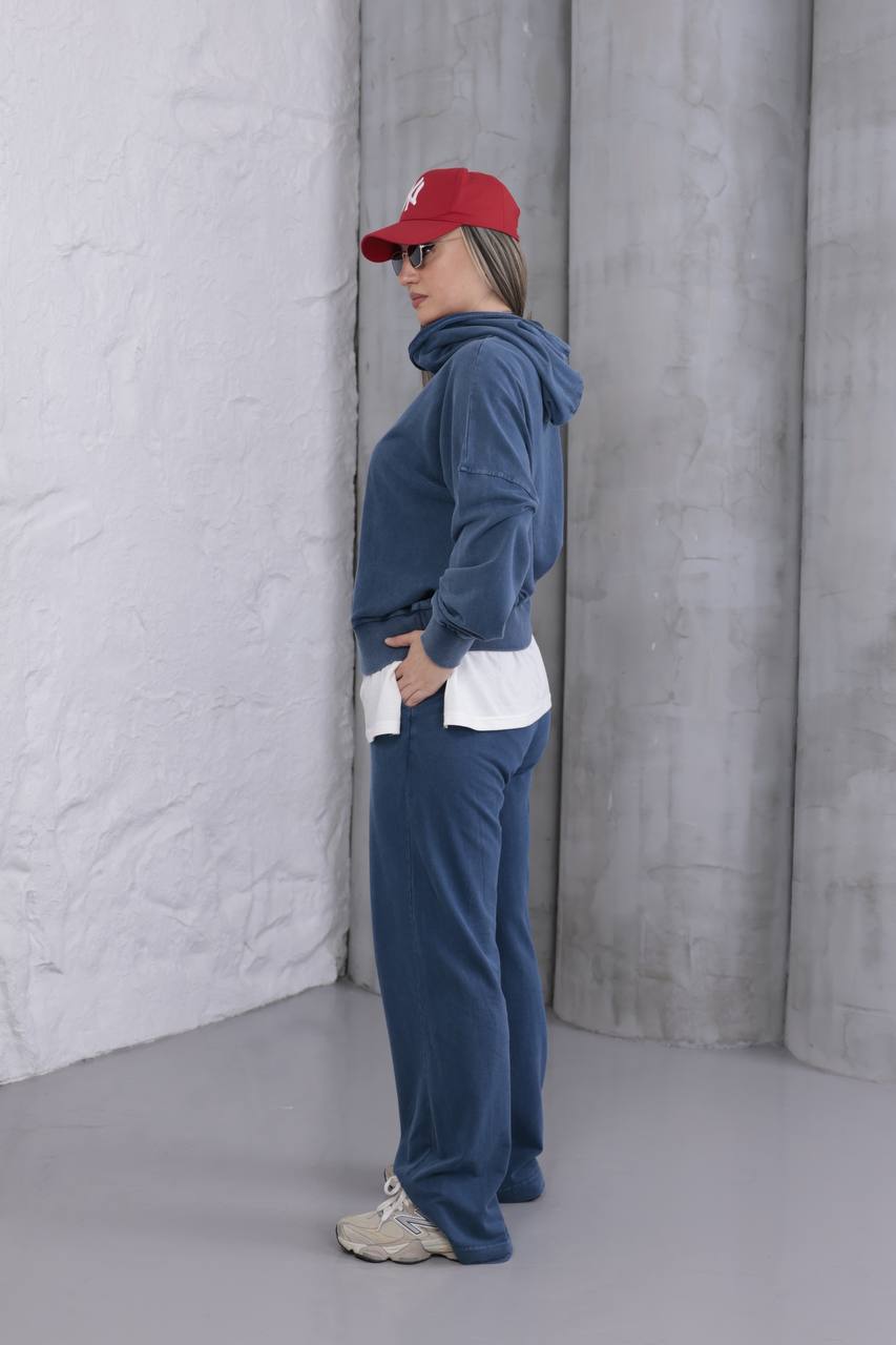 Yıkamalı 2 iplik Eşofman Takım 