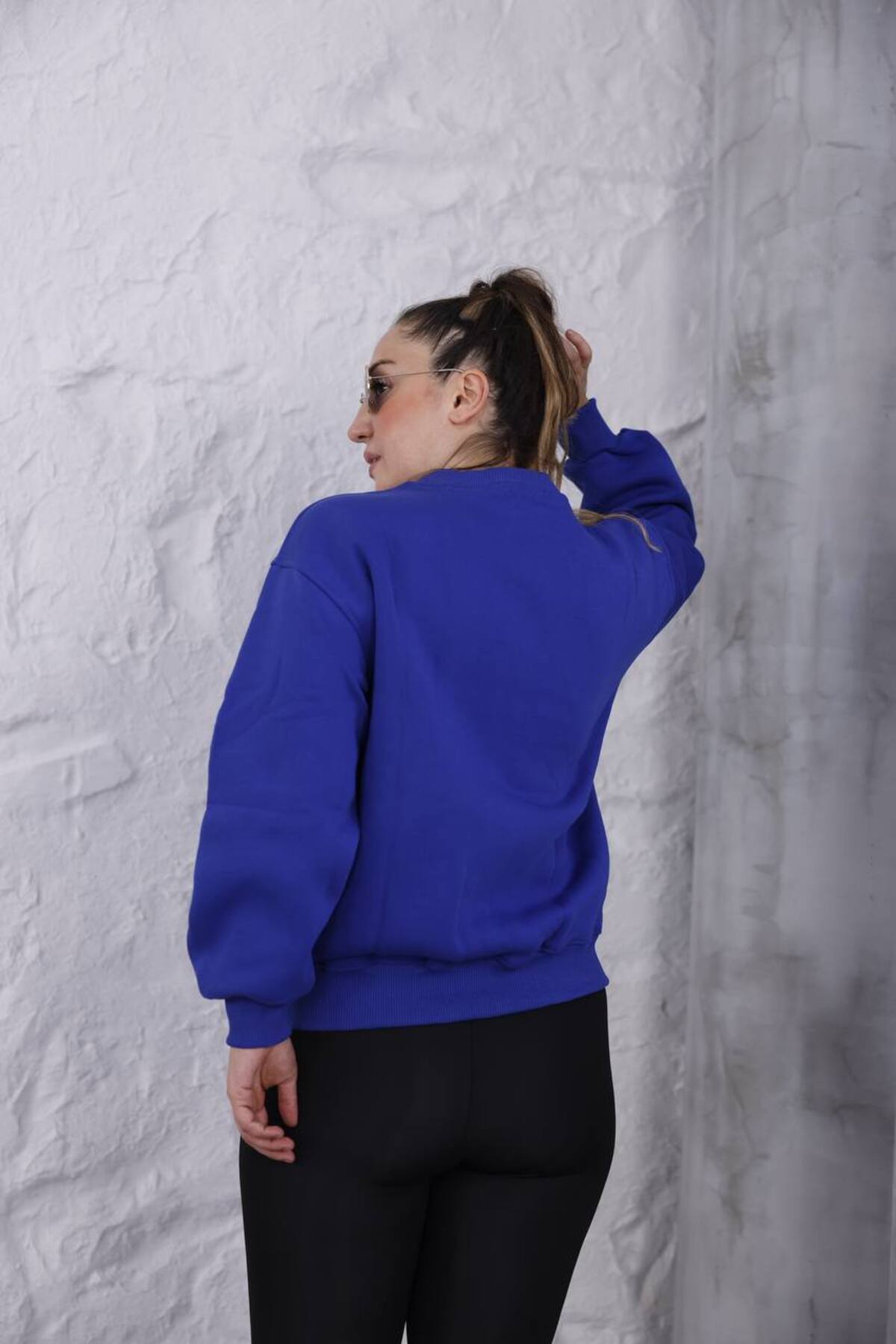 Tasarım 3 iplik Şardonlu Sweatshırt