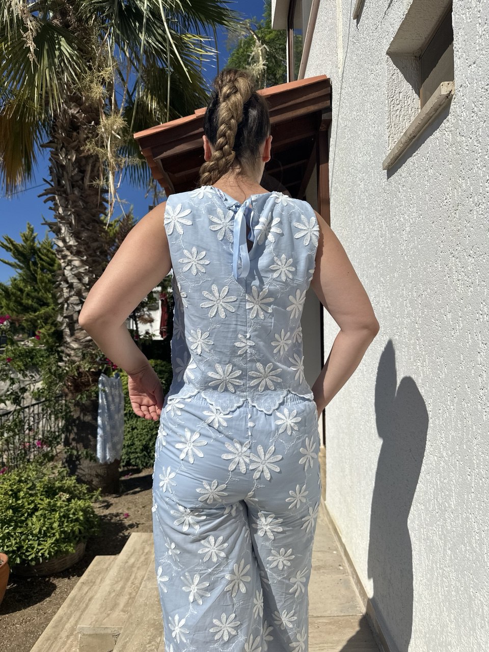 Z.R Muadil Nakışlı Pamuklu Bluz