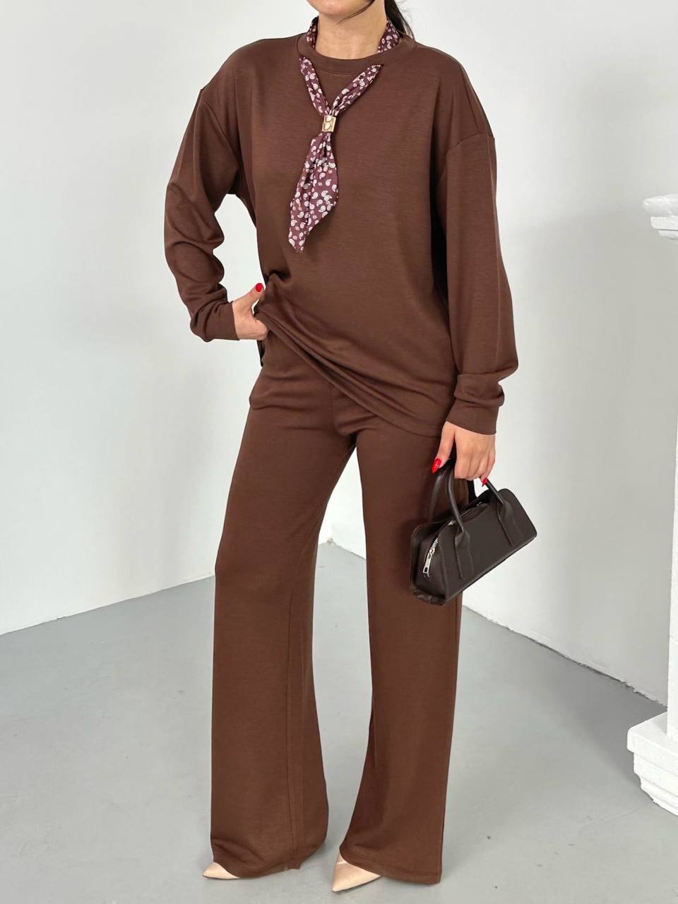 O.Y.Ş Kumaş Premium Fular Aksesuarlı 3'lü Set