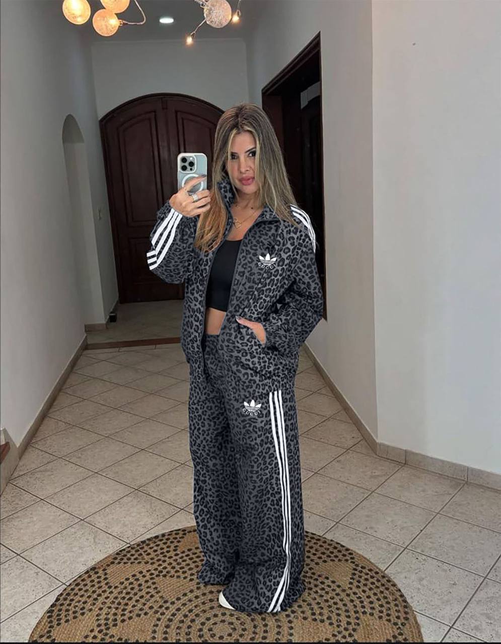 ADİDAS COW PRİNT İKİLİ TAKIM