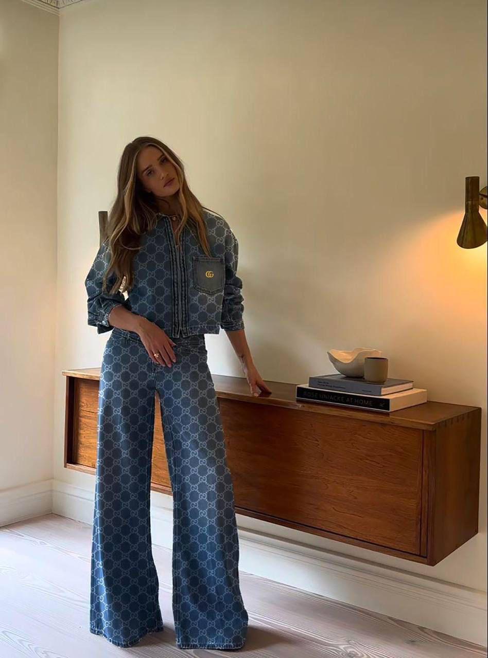 GUCCİ KOT TAKIM  SET