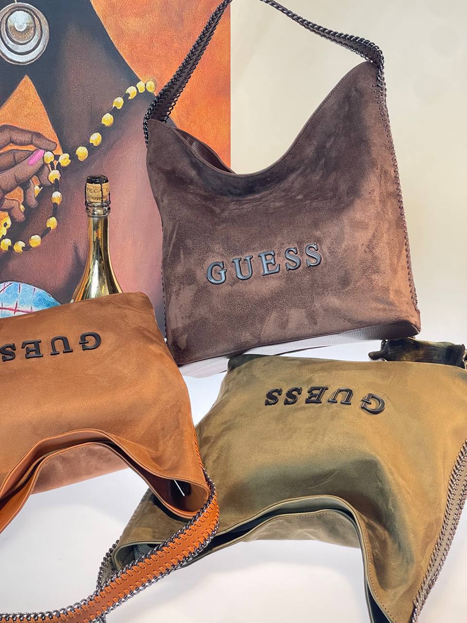 Guess Deri Suvet Çanta