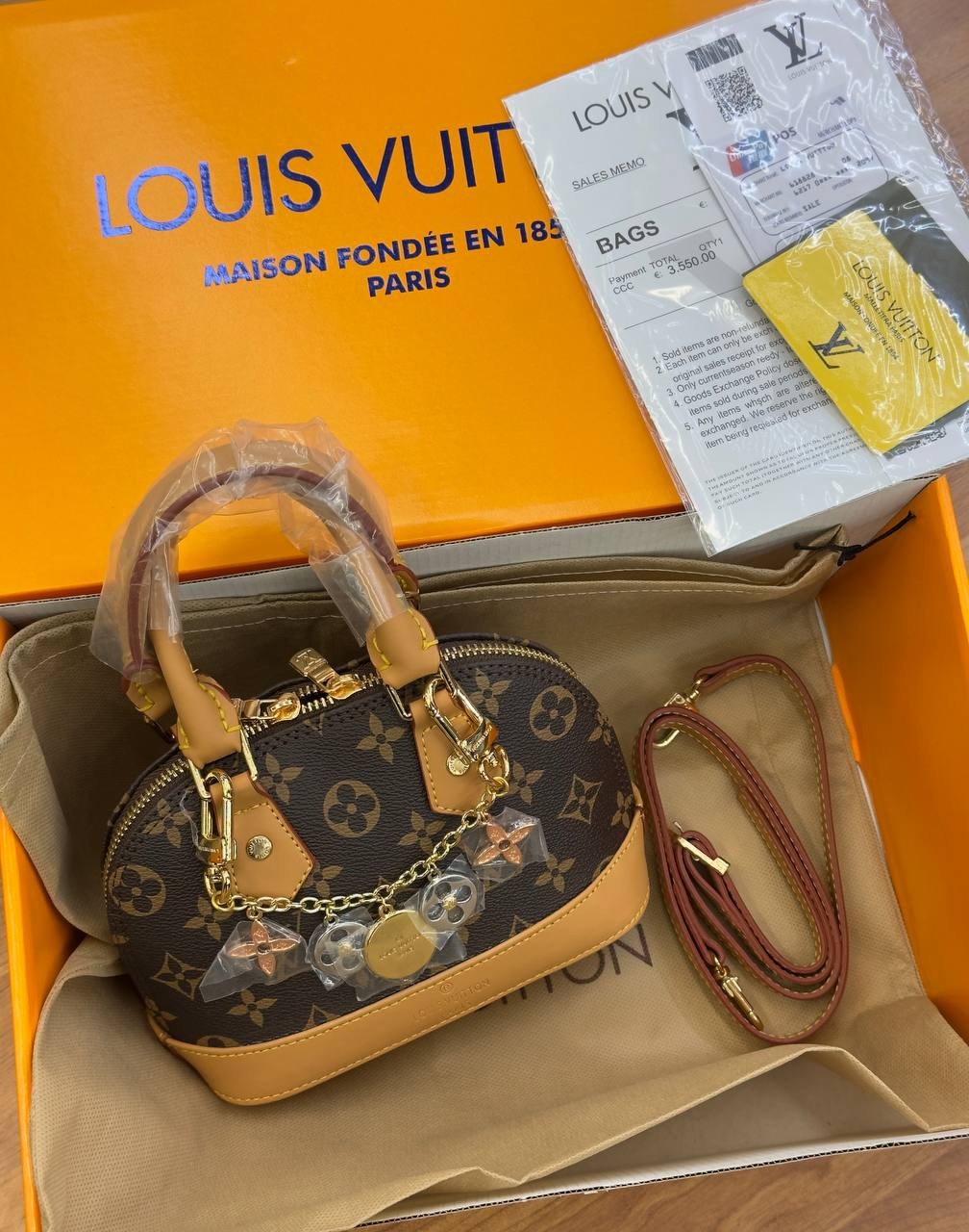 LOUIS VUITTON ALMA MİNİ SİZE  SİMETRİK KESİM  A KALİTE  