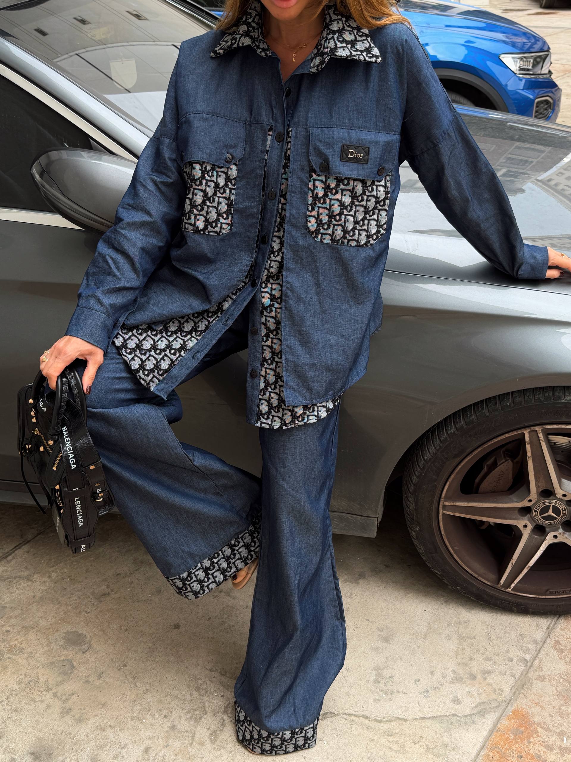 CHRİSTİAN DİOR KOT TAKIM 