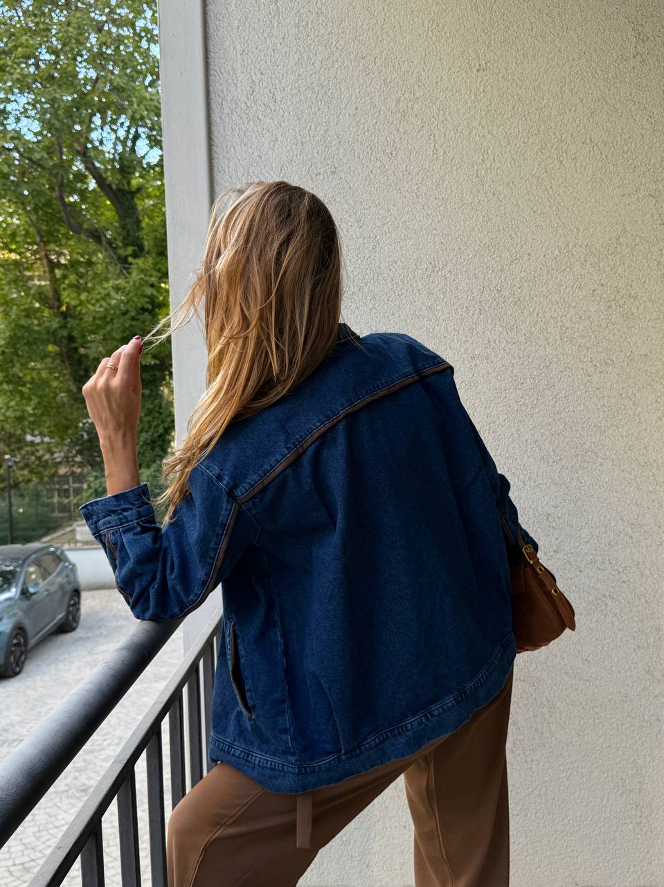 MİU MİU HOODİE DENİM JACKET