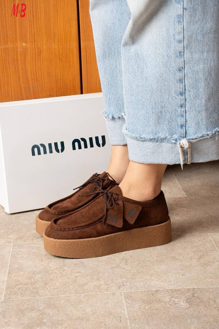 MIU MIU Süet Ayakkabı