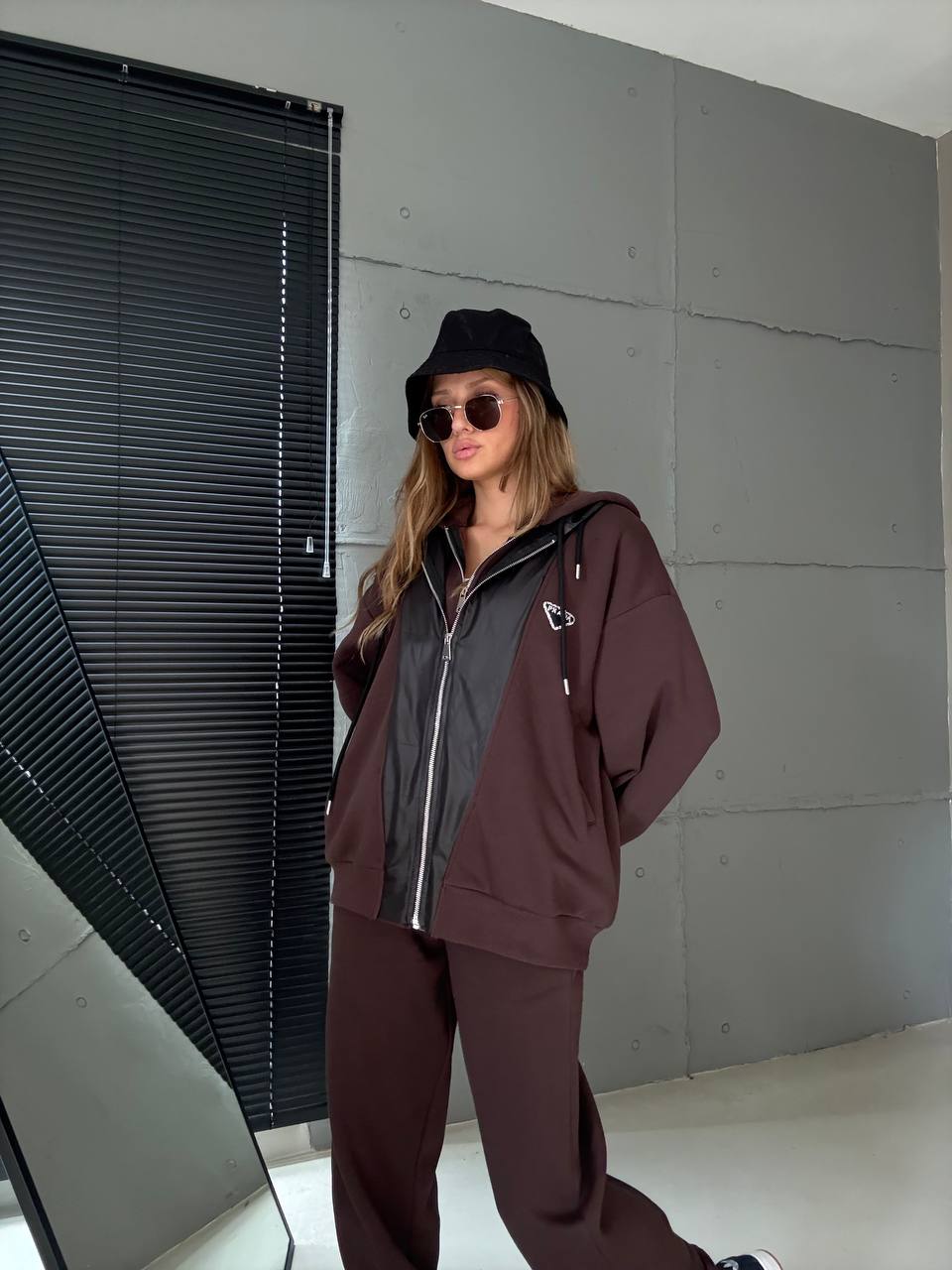 Prada 3 İPLİK  ŞARDONLU TAKIM