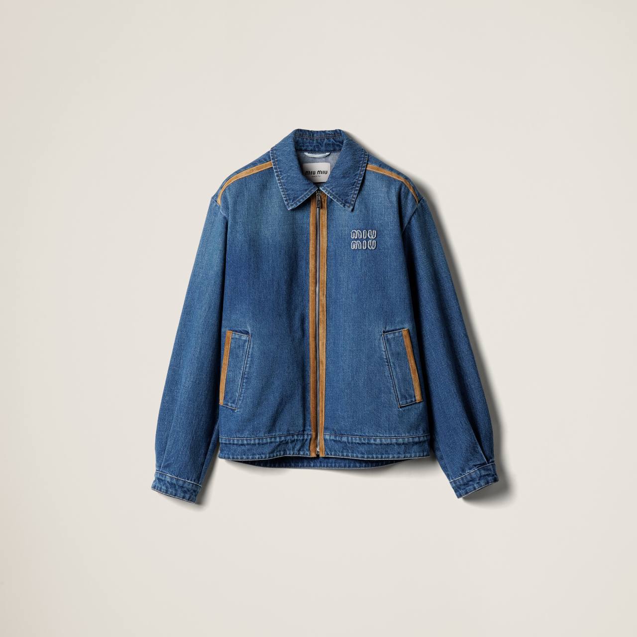 MİU MİU HOODİE DENİM JACKET