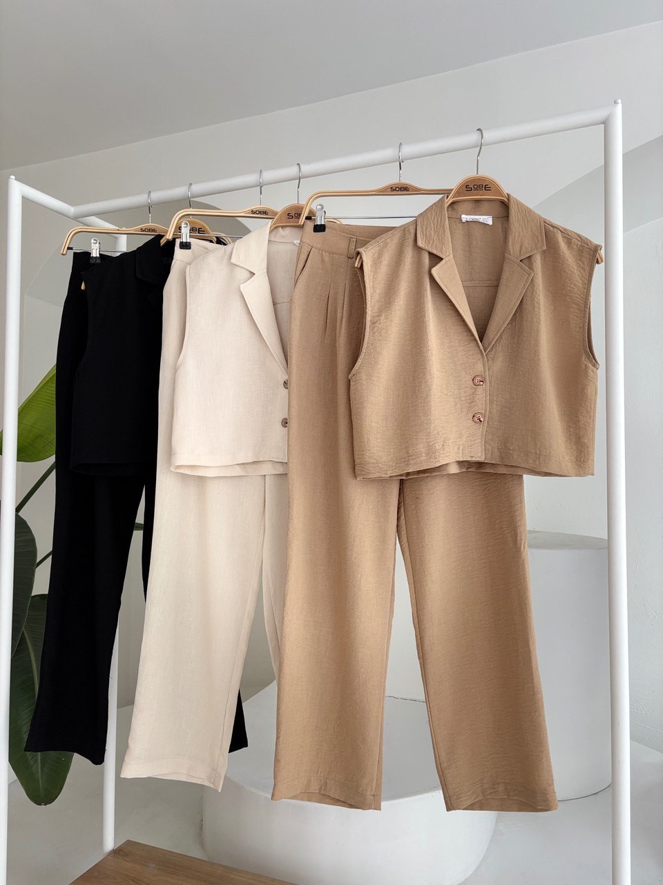Crop Top Pantolon Takım