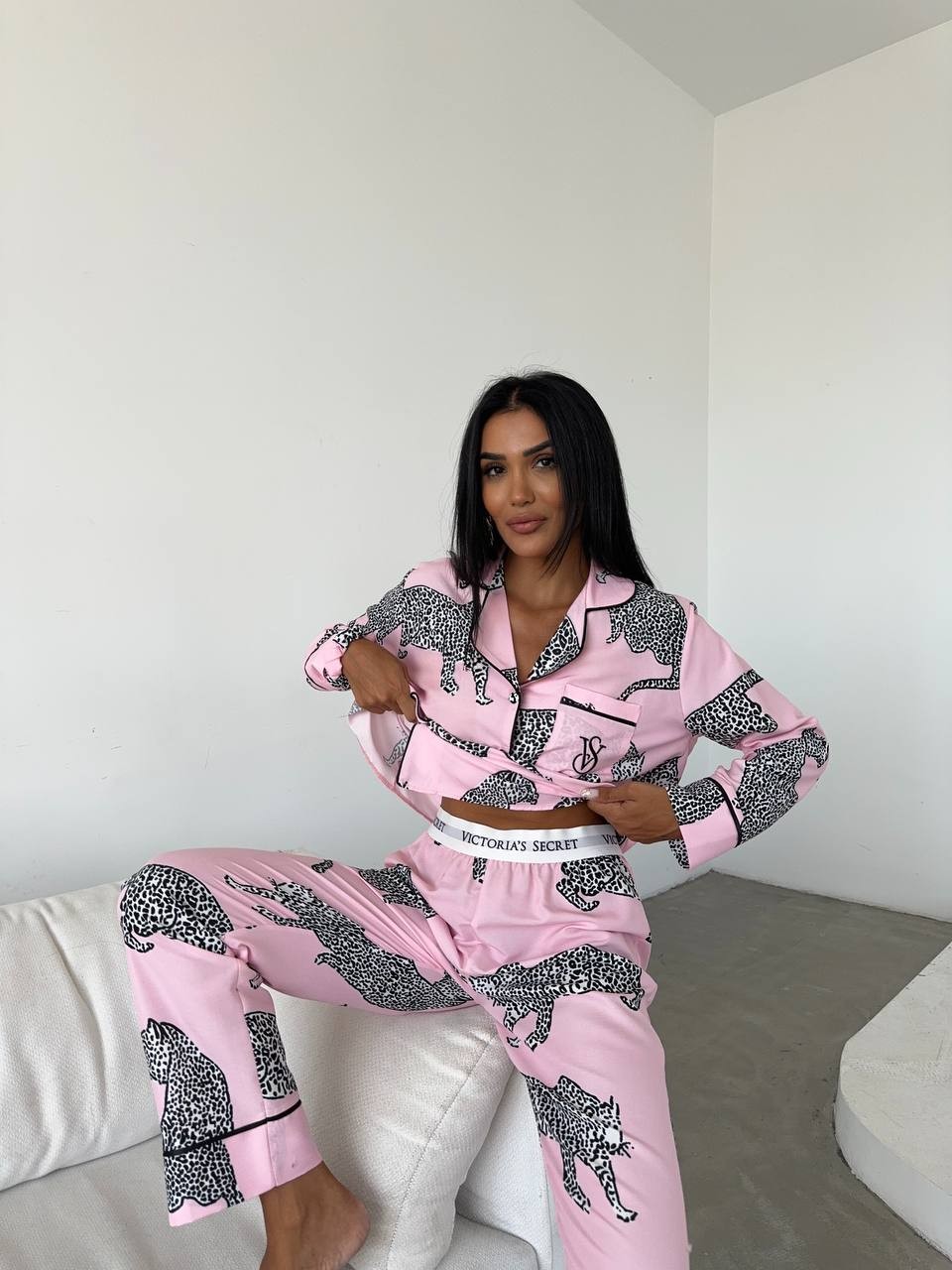 Victoria’s Secret Kaplan Desenli Pijama Takımı