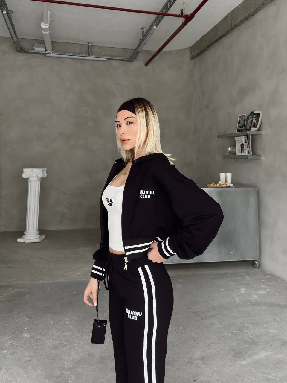 MIU MIU İki İplik Şardonsuz  3 lü Takım (Atlet  Dahil)