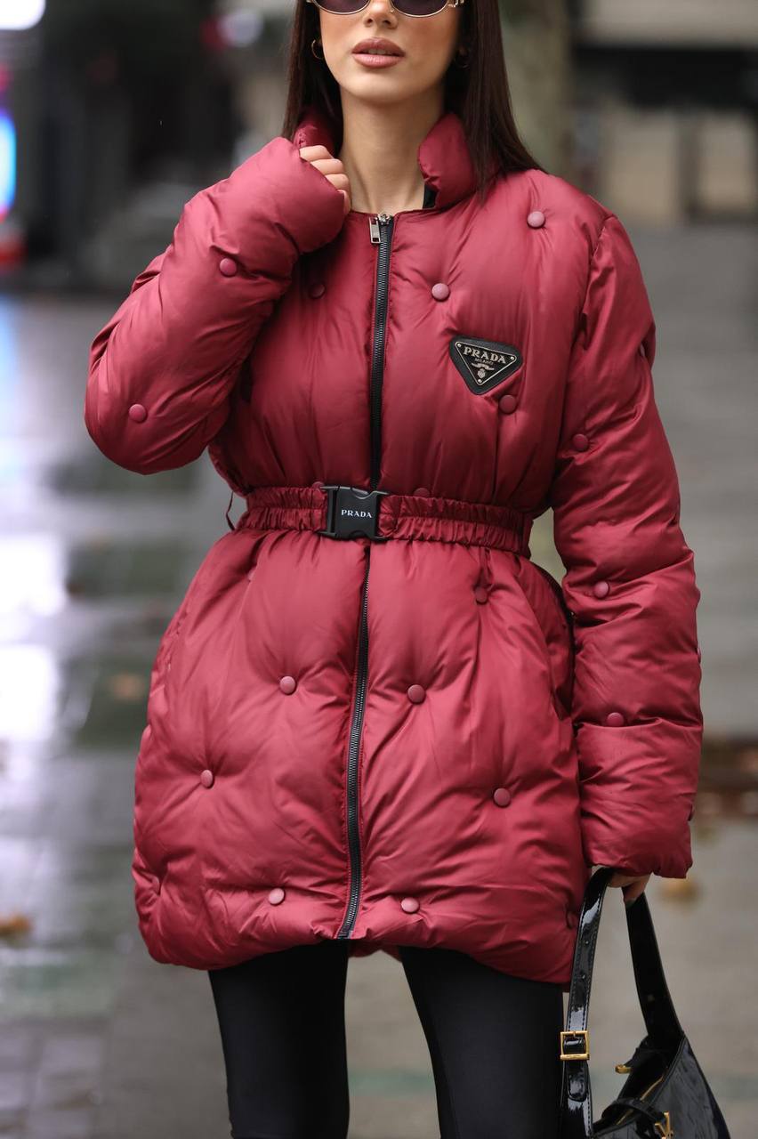  PRADA Şişme Dolum Mont 