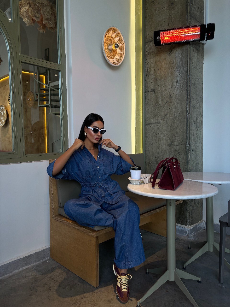 Zara Design Relaxed Tensel  İnce Kot Takım