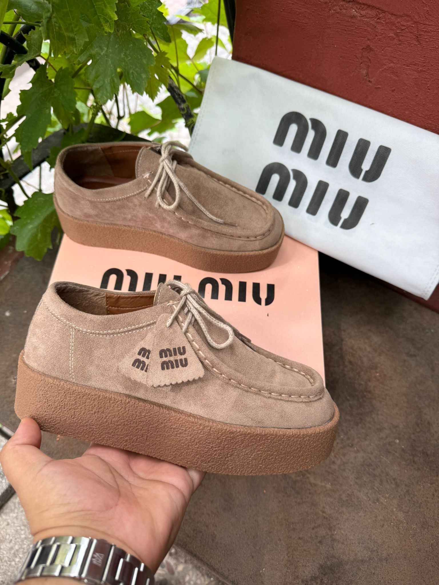 MIU MIU Süet Ayakkabı