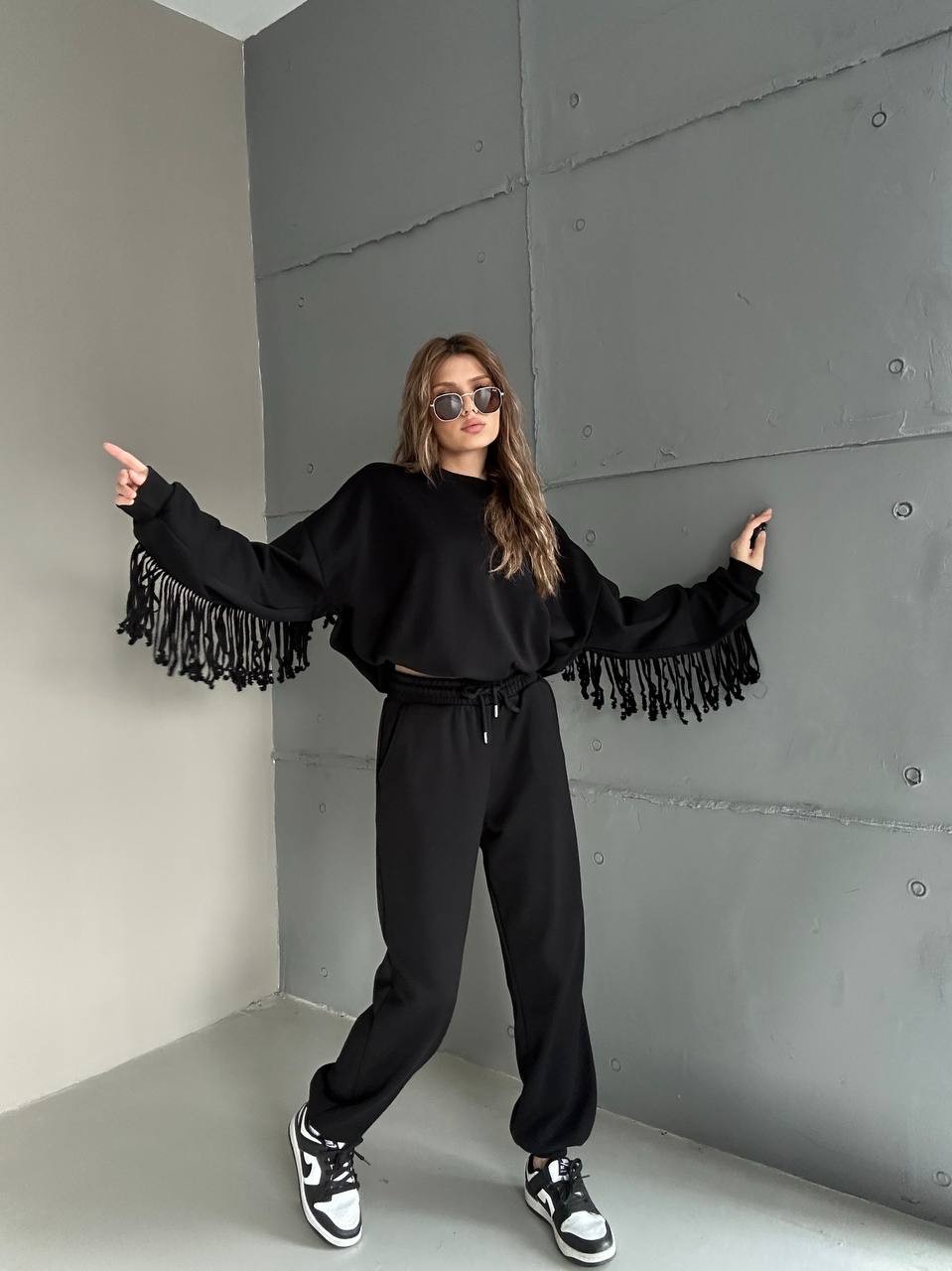  Over Size İkili Takım 3 iplik Şardonsuz  