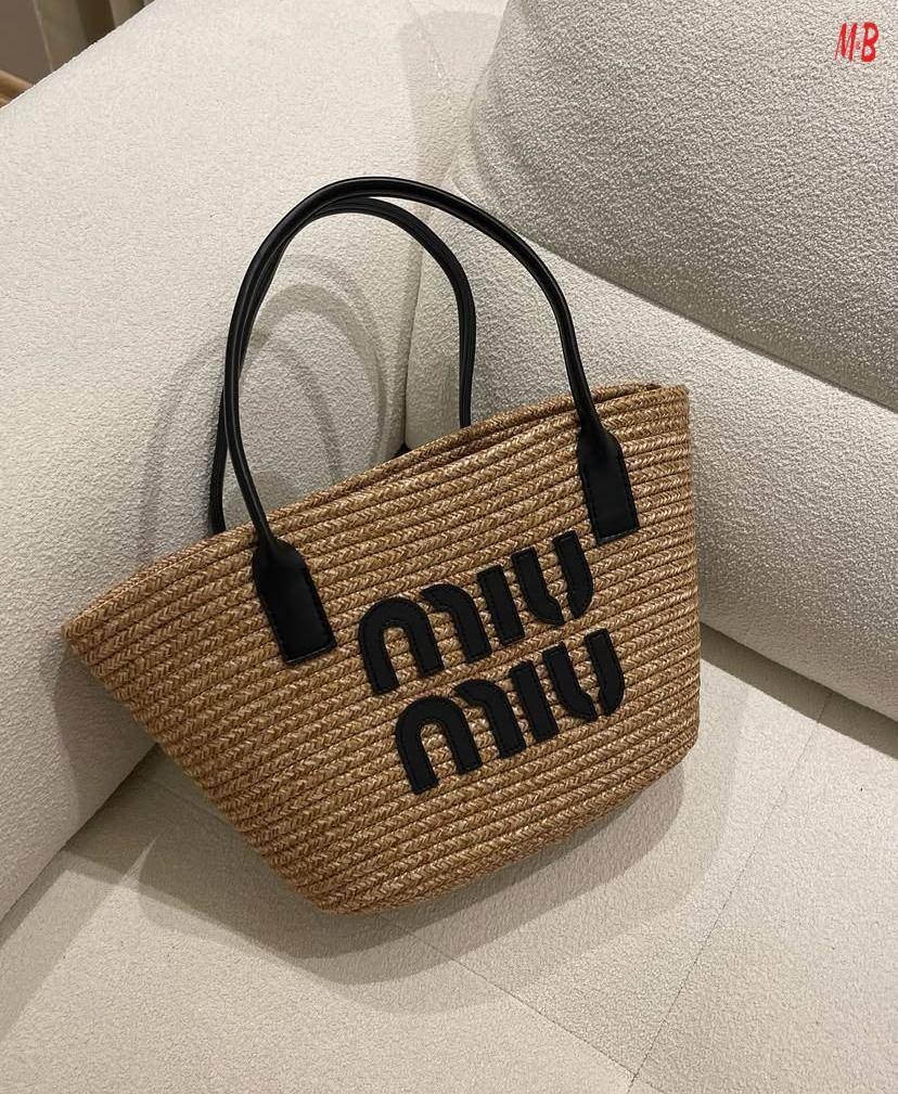 MIU MIU İthal Hasır Çanta