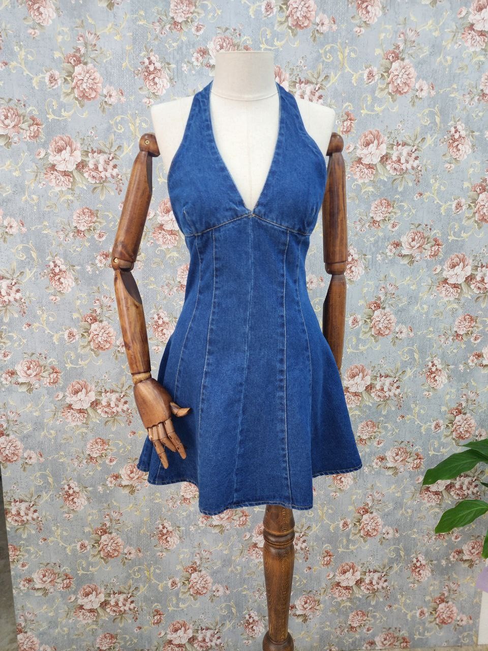   Zara Denim Kot Elbise 