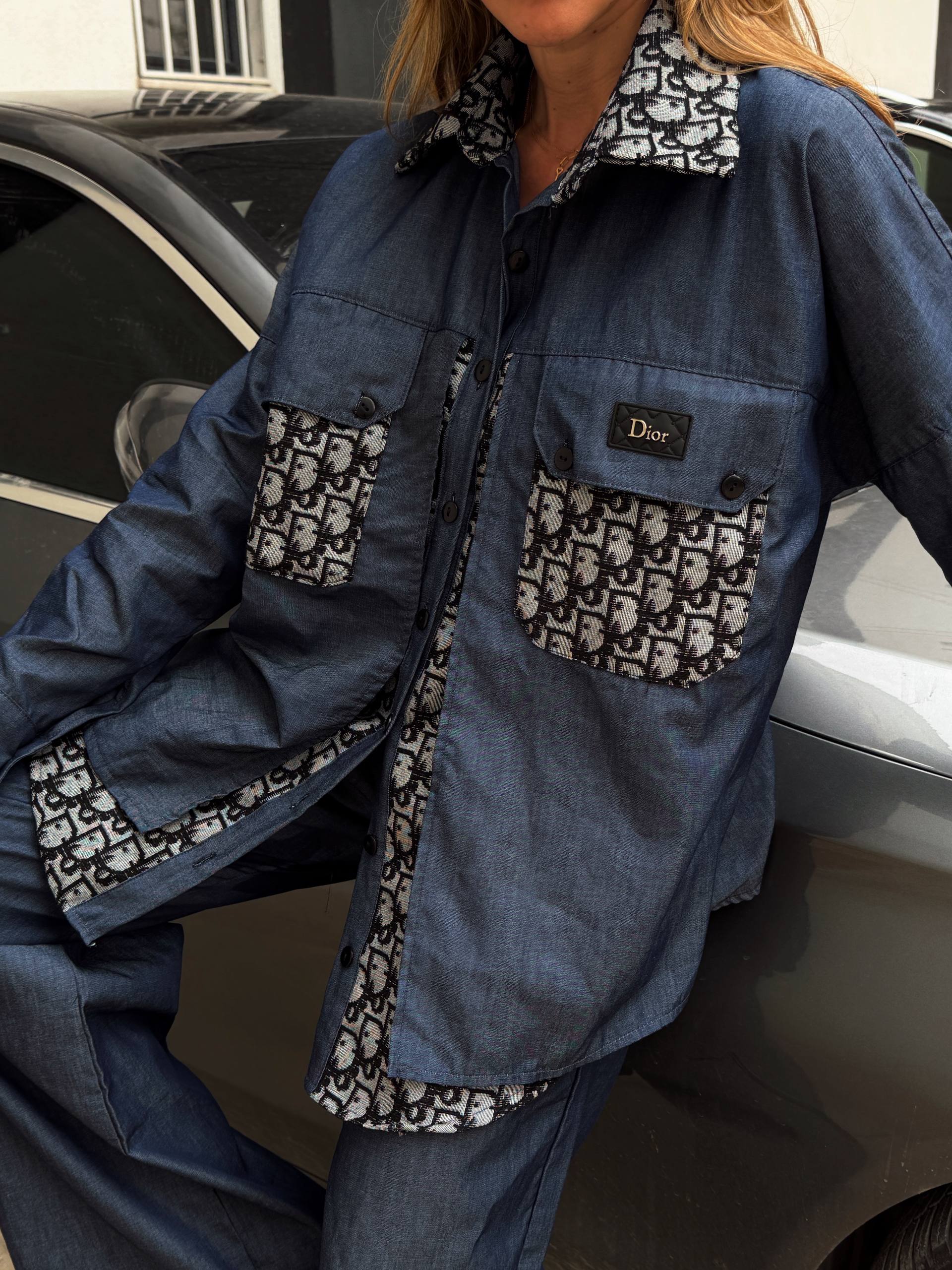 CHRİSTİAN DİOR KOT TAKIM 