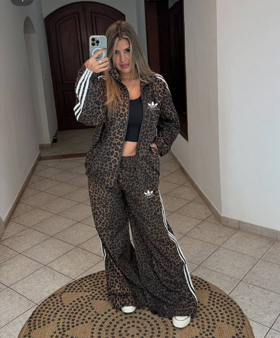 ADİDAS COW PRİNT İKİLİ TAKIM