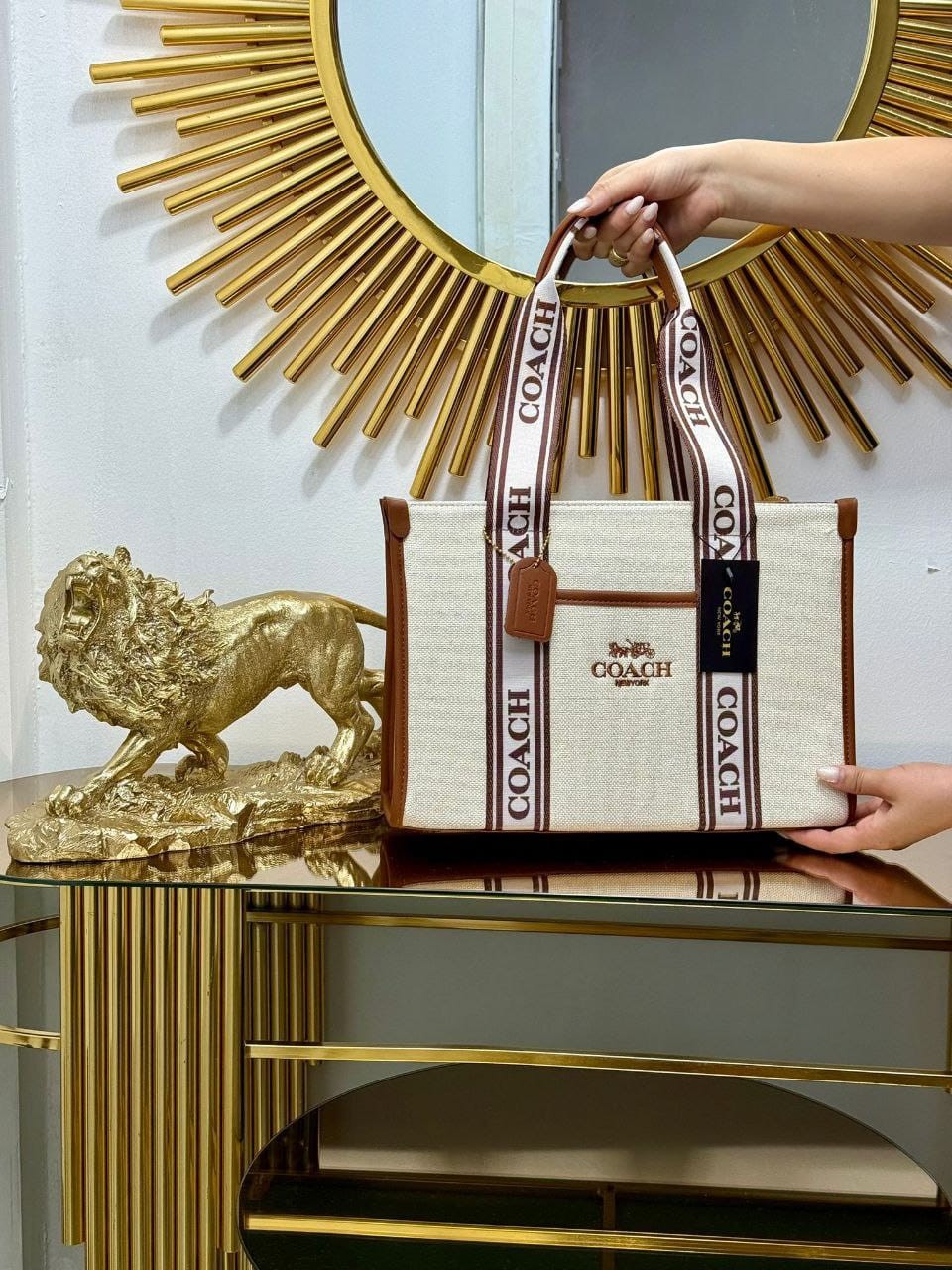 CHOLOE TOTE WOODY Çanta