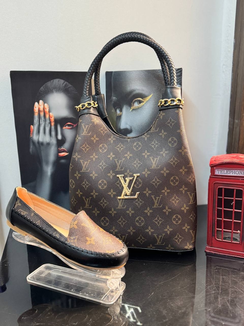 İthal Ysl Takım Çanta Ayakkabı