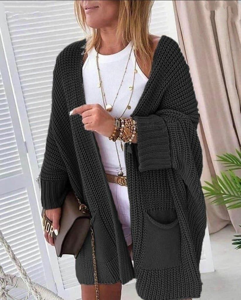 OVERSIZE KALIP CEP DETAYLI SALAŞ HIRKA