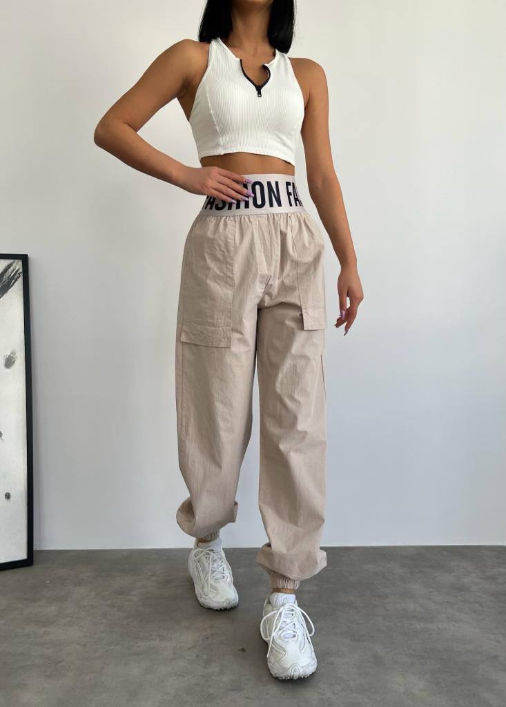 Beli Lastikli Fashion Pantolon