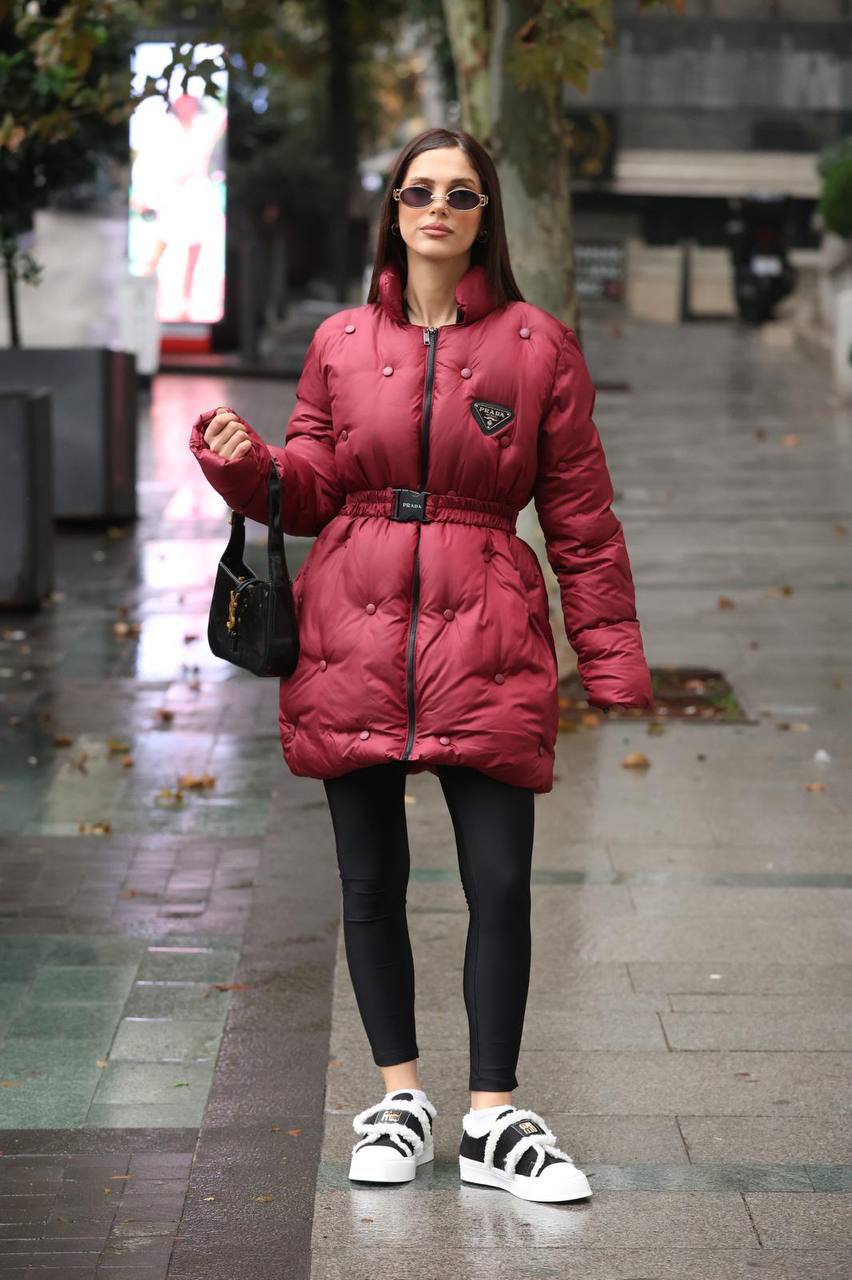  PRADA Şişme Dolum Mont 