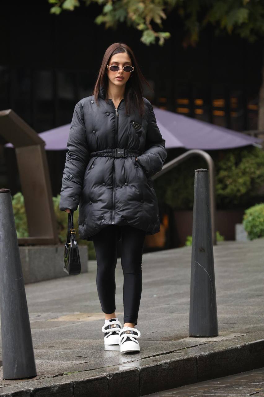  PRADA Şişme Dolum Mont 
