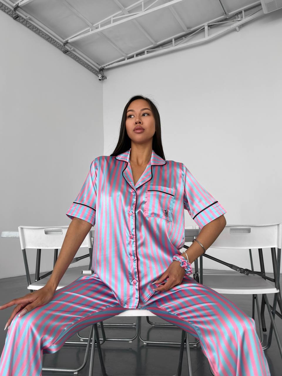 Victoria's Secret  Saten Şortlu Takım Composition: 95% satin, 5% lycra