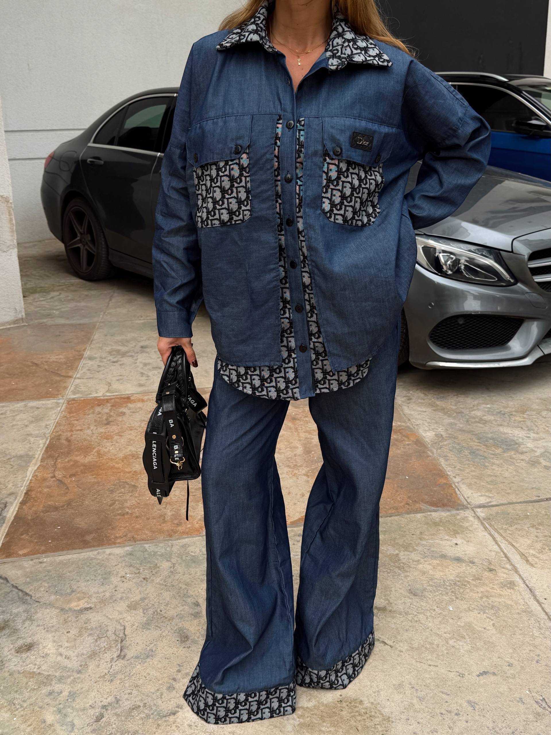 CHRİSTİAN DİOR KOT TAKIM 