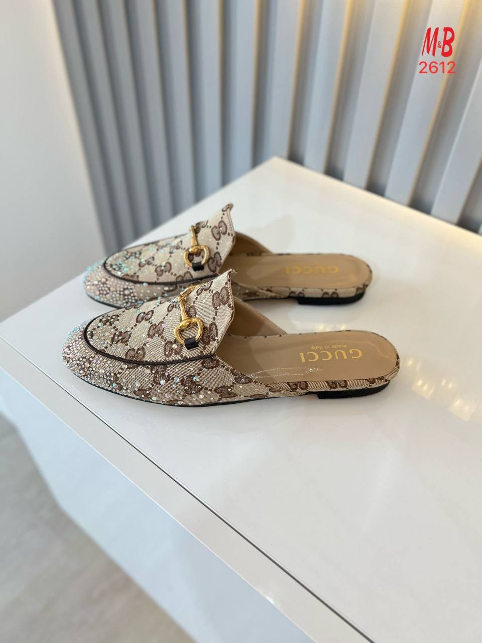 Gucci İhtal  Taşlı Terlik