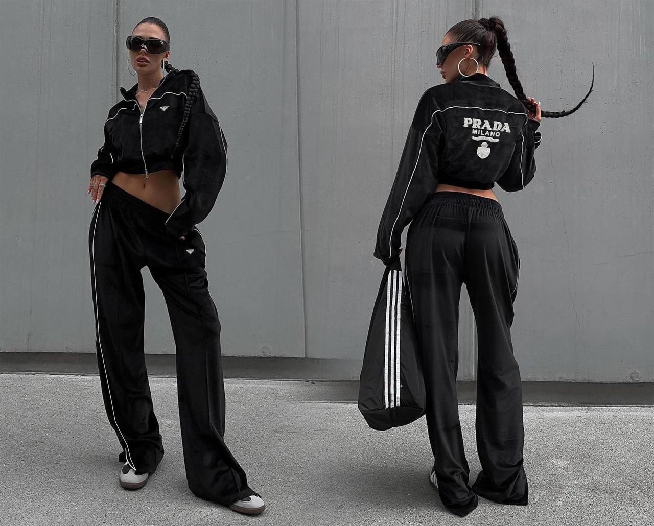 İTHAL PRADA SKUBA KUMAŞ SÜZENE NAKIŞ ARMA DETAYLI SPOR TAKIM