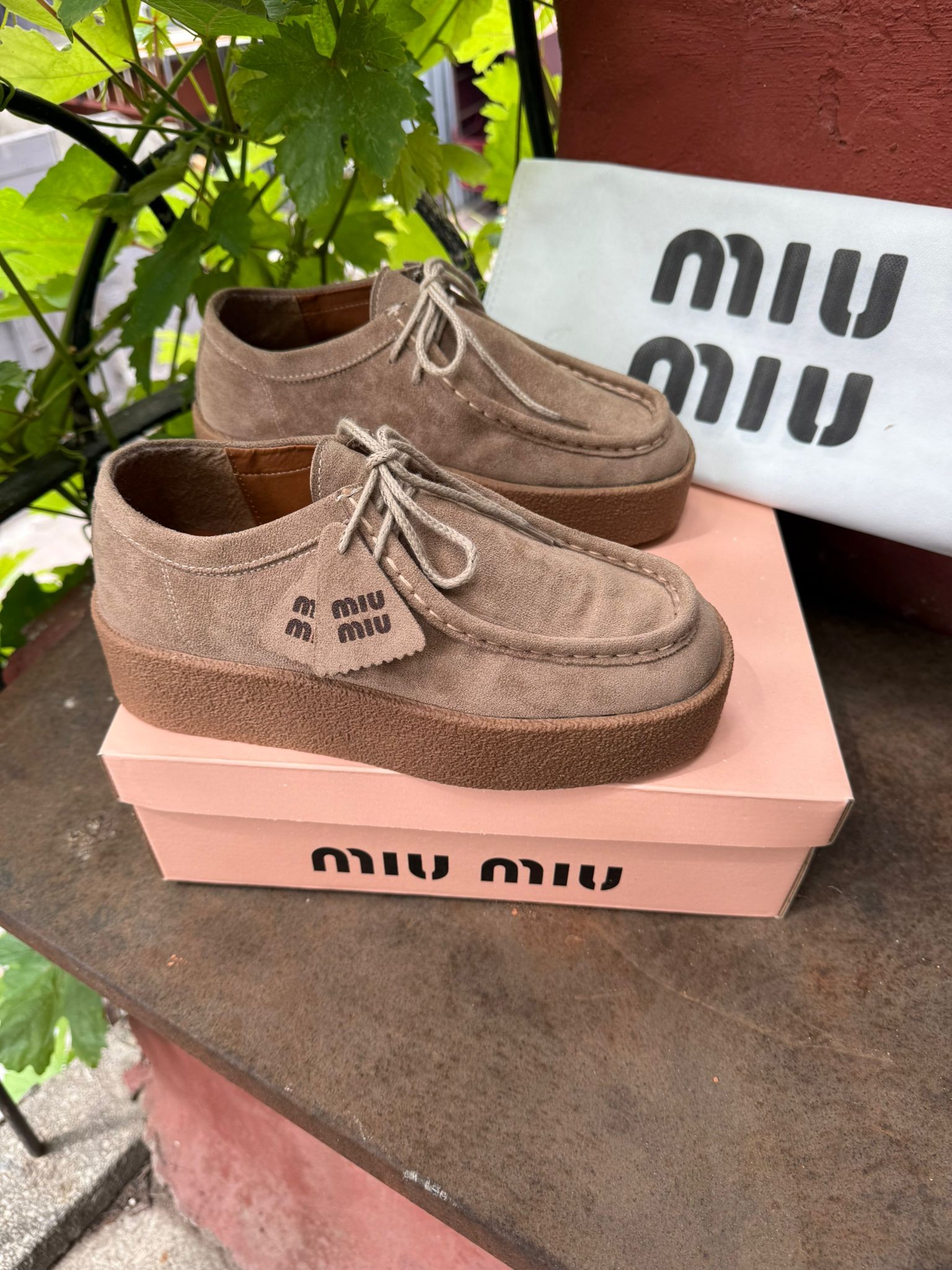 MIU MIU Süet Ayakkabı