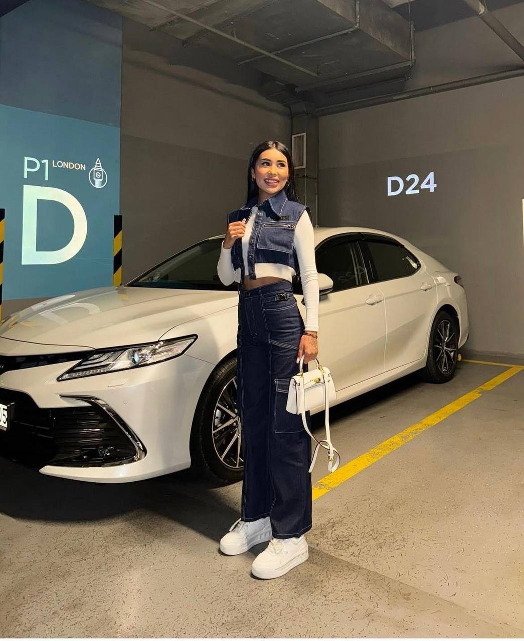 İthal Dior  Kot Detaylı Spor Set Takım
